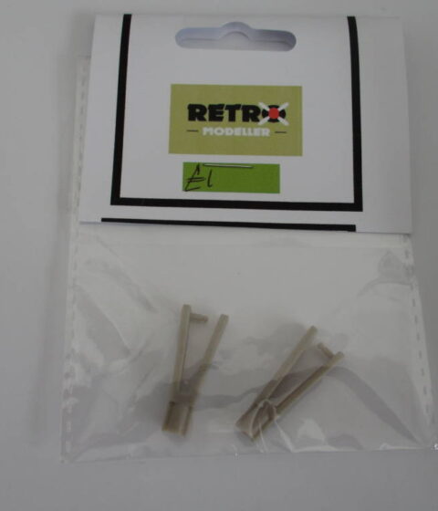 A Pair of Quick Links/Clevises 2.9 cm. grey plastic