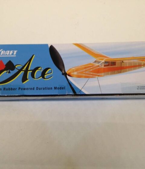 KielKraft Ace  balsa rubber power model aeroplane kit Free Flight