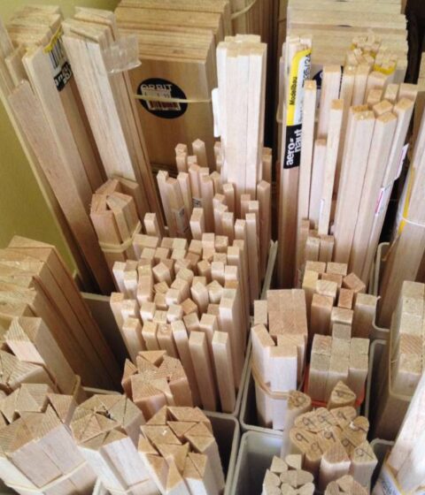 Balsa sheet 3/32 x 3"