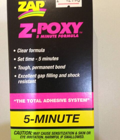 ZAP    Z-POXY  5 minute epoxy