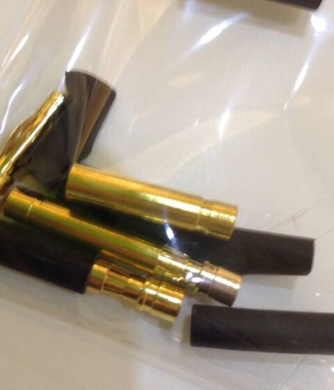 4mm gold plated bullet connectors