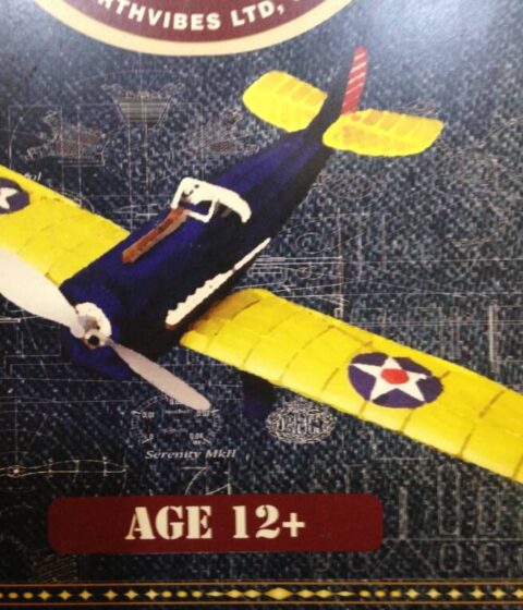 Liberty Raider Henson's flying Machines  Free Flight balsa model to build Rubber Power
