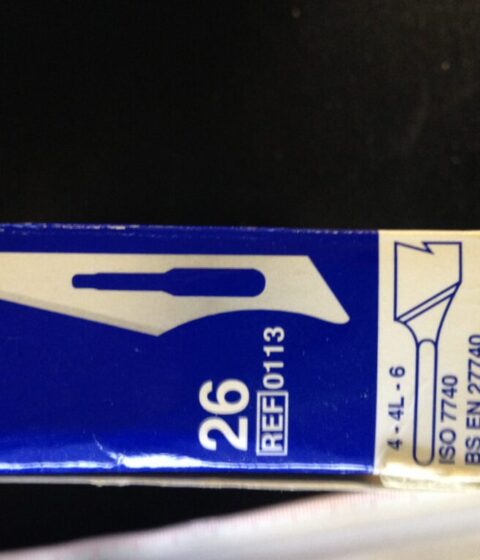 BOX 100  number  26  Swan Morton blades