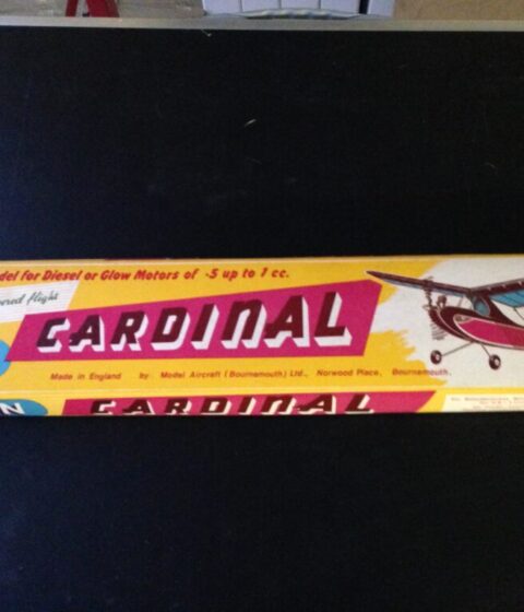 Cardinal free flight or radio control balsa kit to build